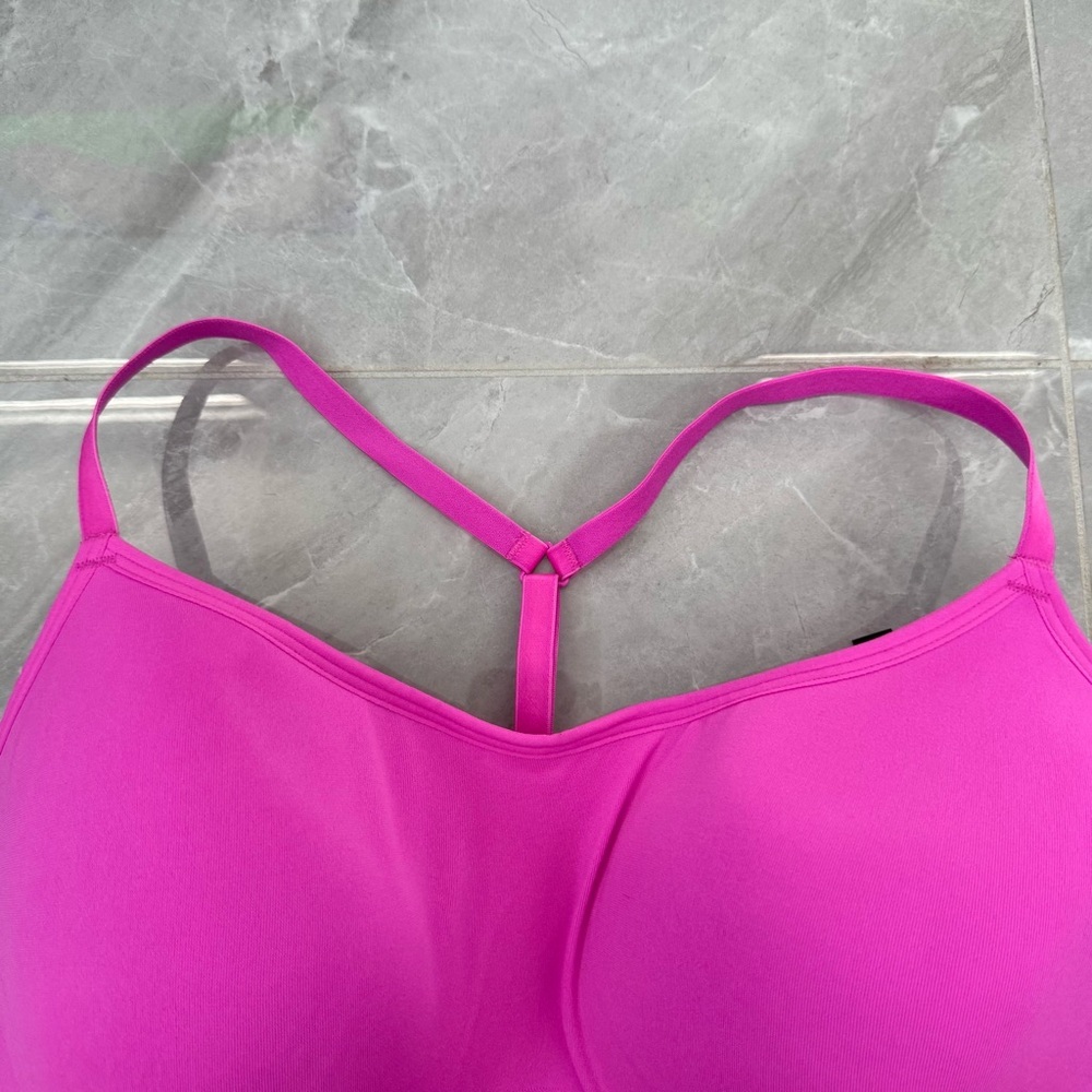 Women’s PINK Active Seamless Lightly Lined Sports Bra Adjustable Plus Size XXL - Picture 4 of 16